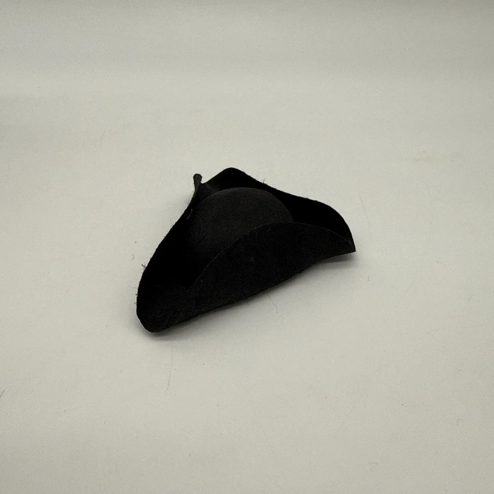 Byers Choice Colonial Black Hat Replacement Only Caroler Holiday Christmas